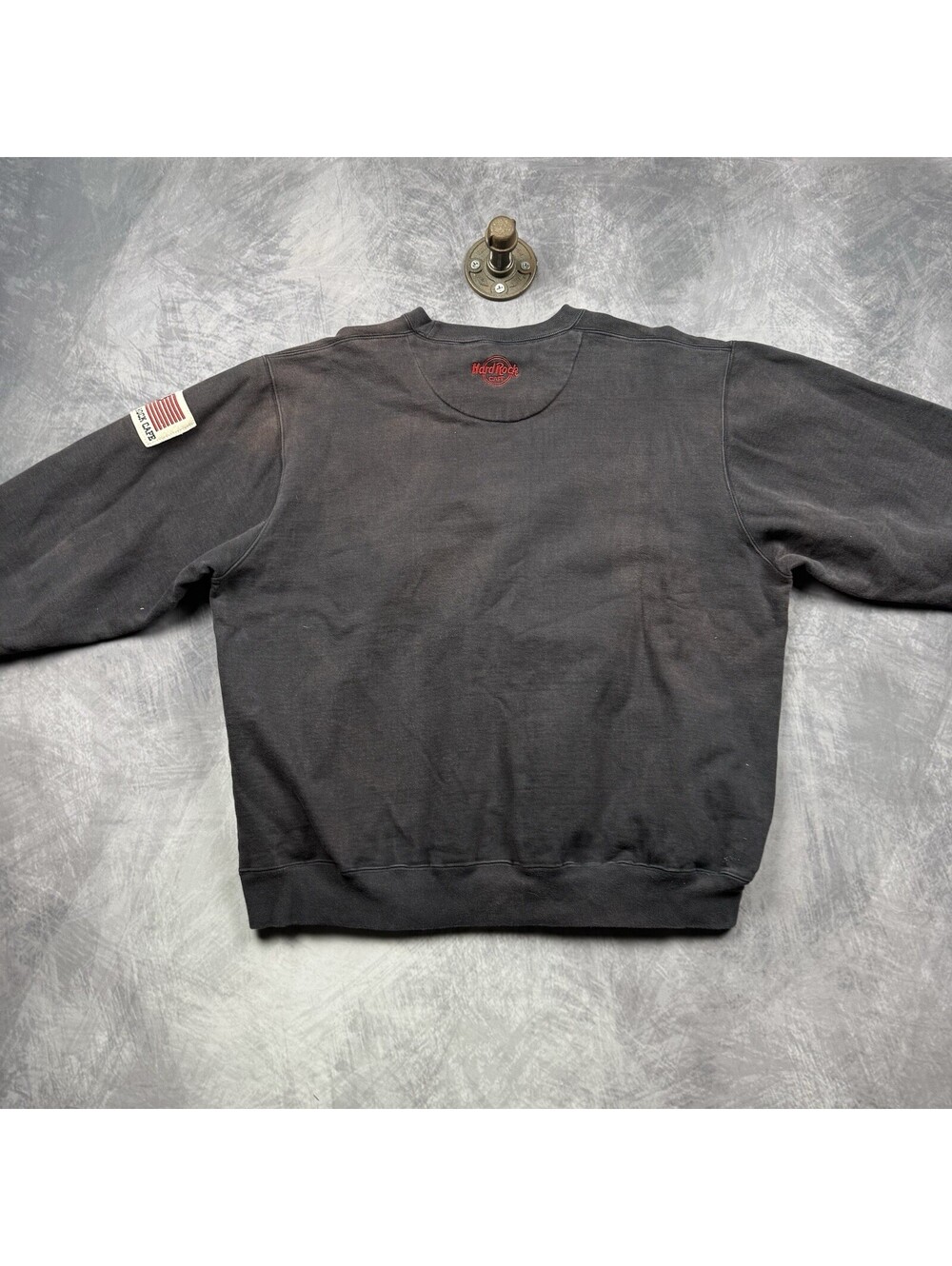 Vintage Hard Rock Cafe Lake Tahoe Black Pullover Sweatshirt Mens XL - Picture 4 of 6